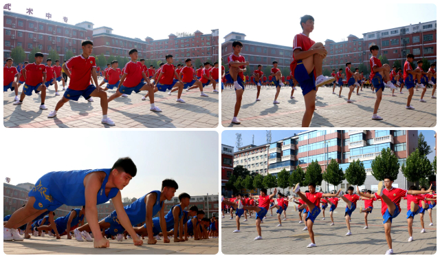 河南少林小龙武校武教全托部：阶段性散打教学工作成果展示顺利举行